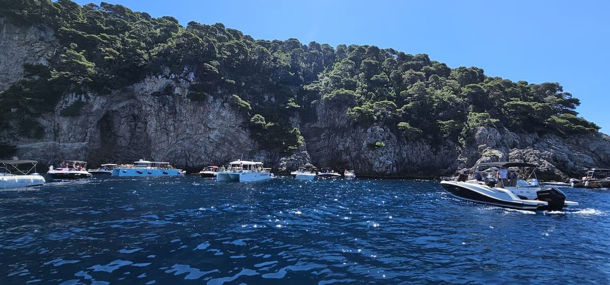 Snorkelling in Blue Cave