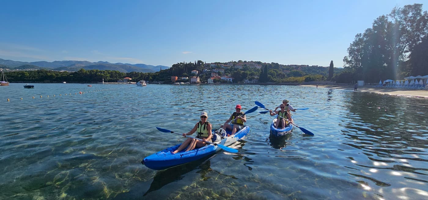 Kayak on Koločep