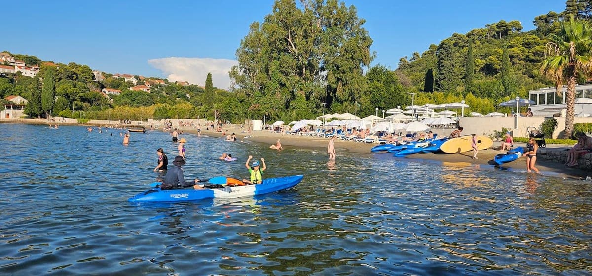 Kayaking in Koločep