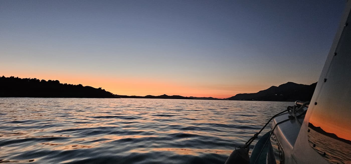 Koločep from the sea